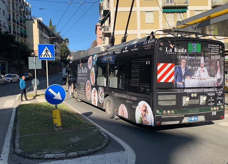 Pubblicità su Autobus, Filobus a La Spezia