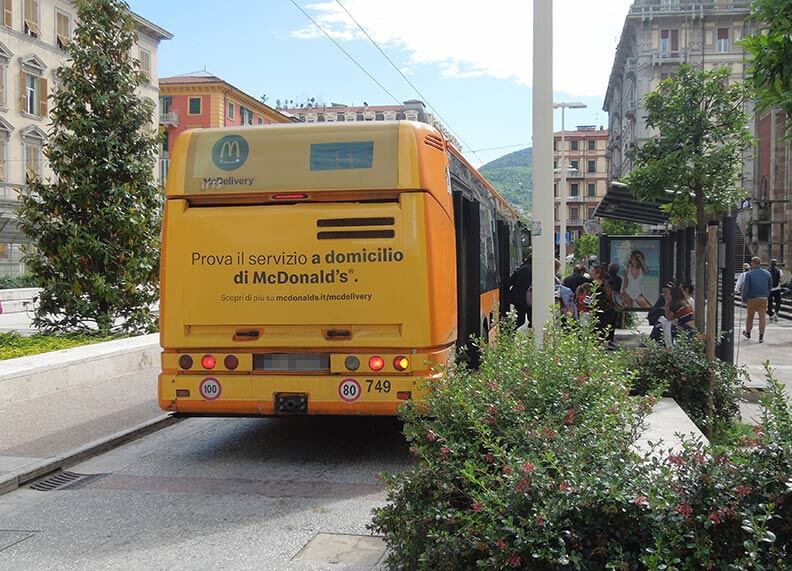 Comunicazione su mezzi di trasporto La Spezia, Sarzana 